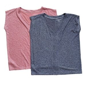 LOFT Bundle 2 Tops Striped Small